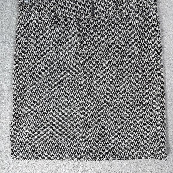 Express Womens Size 7/8 Mini Skirt Terry Cloth Chevrons Belted Y2K Boho Mod Gogo - Picture 3 of 12